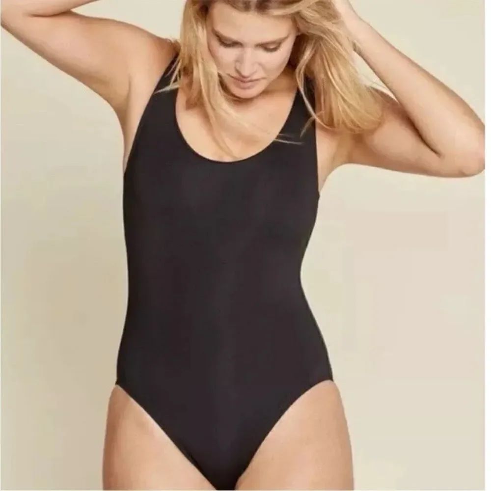 NWT Andie The Catalina One-Piece Swimwear in Black Size XS